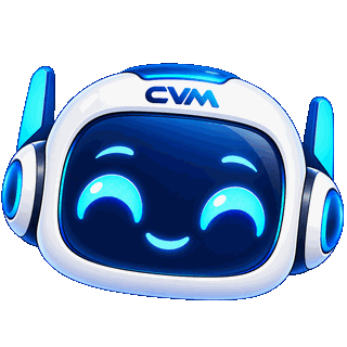Linh vật CVM Bot đang chào